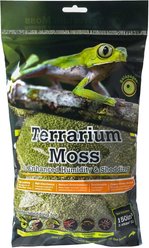 Galapagos Royal Pillow Moss Reptile & Amphibian Terrarium Moss, Fresh Green, 150 cubic inch bag