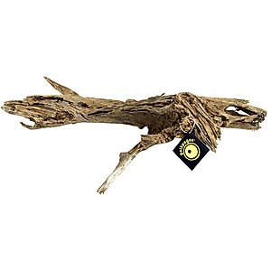 Galapagos Sinkable Driftwood Terrarium & Aquarium Accessory, Natural, Medium/Large