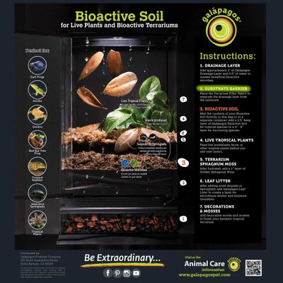 Show full view: Galapagos Substrate Barrrier Reptile Habitat Accessory, Black slide 4 of 4