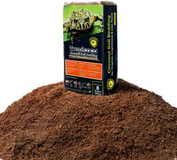 Galapagos Tropicoco Coconut Soil Tropical Reptile & Amphibian Bedding, 8-qt brick, 1 count