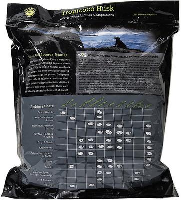 Show full view: Galapagos Tropicoco Husk Coconut Husk Tropical Reptile & Amphibian Bedding, 8-qt bag, 8-qt bag, bundle of 3 slide 2 of 4