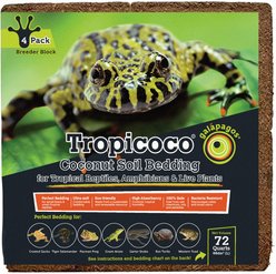 Galapagos Tropicoco Soil Breeder Block Reptile Substrate, Natural, 72-qt