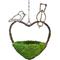 Show in main carousel: Galapagos Woven Bird Feeder, Sparrow, Fresh Green, 9.5-in slide 1 of 6