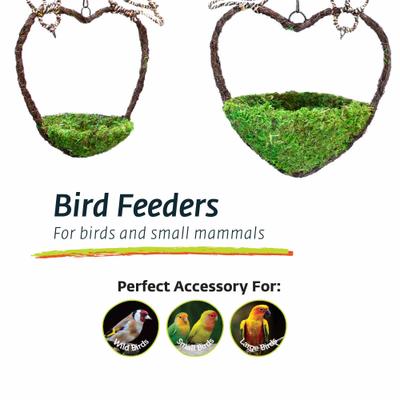 Show full view: Galapagos Woven Bird Feeder, Sparrow, Fresh Green, 9.5-in slide 5 of 6