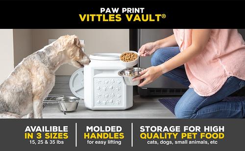 Show full view: Gamma2 Vittles Vault Pet Food Storage, 25-lb slide 4 of 7
