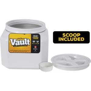 Gamma2 Vittles Vault Pet Food Storage, Gray, 30-lb