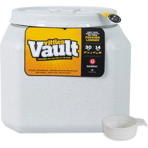 Gamma2 Vittles Vault Pet Food Storage, Gray, 30-lb