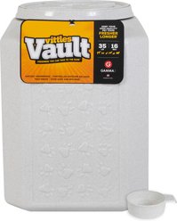 Gamma2 Vittles Vault Pawprint Pet Food Storage, Gray, 35-lb slide 1 of 4