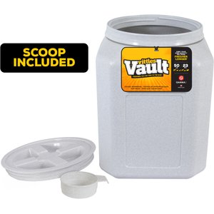 Gamma2 Vittles Vault Pet Food Storage, Gray, 50-lb