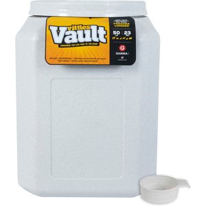 Gamma2 Vittles Vault Pet Food Storage, Gray, 50-lb
