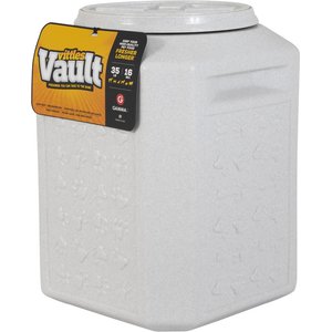 Gamma2 Vittles Vault Pet Food Storage, White, 35-lb