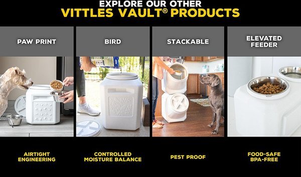 Gamma2 Vittles Vault Home Stackable Pet Food Storage