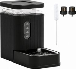 Gardner Pet Gravity Automatic Non Skid Dog Water Dispenser, Black, 6.5-L