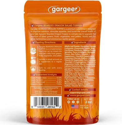 Show full view: Gargeer Bearded Dragon Flower Salad Mix Food Topper, 2-oz bag slide 2 of 6