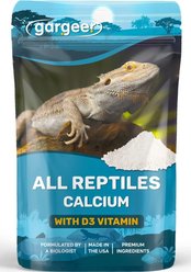 Gargeer Calcium Powder with Vitamin D3 Reptile & Amphibian Supplement, 4-oz bag