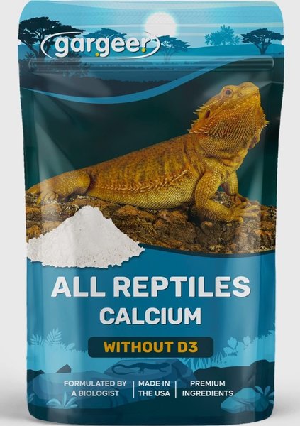 Show full view: Gargeer Calcium Powder without Vitamin D3 Reptile & Amphibian Supplement, 4-oz bag slide 1 of 5