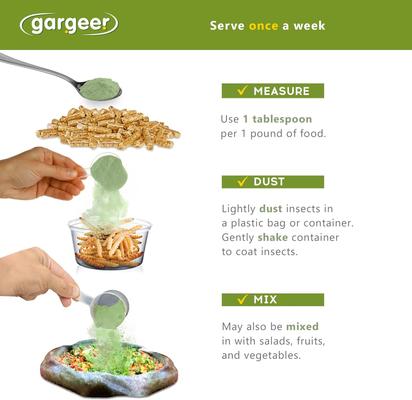 Show full view: Gargeer Color Enhancer Reptile Food, 2-oz bag slide 3 of 6