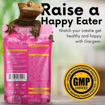 Show full view: Gargeer Complete Breeder Crested Gecko Food, 16-oz bag slide 3 of 6