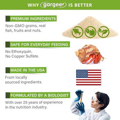 Show full view: Gargeer Complete Diet Hermit Crab Food, 2-oz bag slide 4 of 6