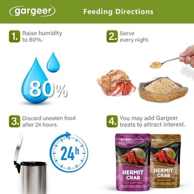 Show full view: Gargeer Complete Diet Hermit Crab Food, 2-oz bag slide 3 of 6