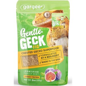 Gargeer Complete Fig Flavored Crested Gecko Food, 8-oz bag
