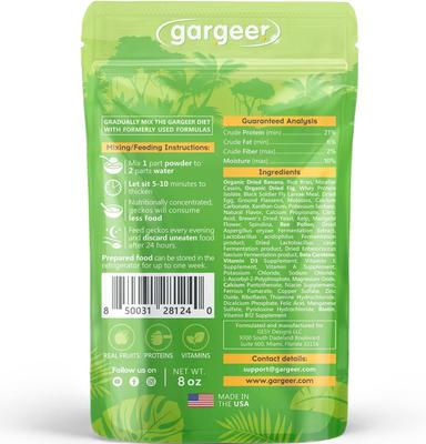 Show full view: Gargeer Complete Fig Flavored Crested Gecko Food, 8-oz bag slide 2 of 5