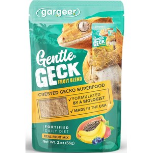 Gargeer Complete Fruit Blend Flavored Crested Gecko Food, 2-oz bag