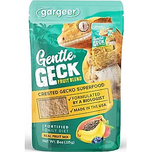 Gargeer Complete Fruit Blend Flavored Crested Gecko Food, 8-oz bag
