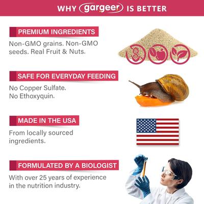 Show full view: Gargeer Complete Fruit Diet Land Snail Food, 2-oz bag slide 4 of 6