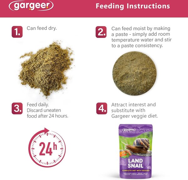 Show full view: Gargeer Complete Fruit Diet Land Snail Food, 2-oz bag slide 3 of 6