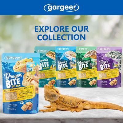 Show full view: Gargeer Complete Gel Diet Bearded Dragon Food, 3-oz bag slide 7 of 7