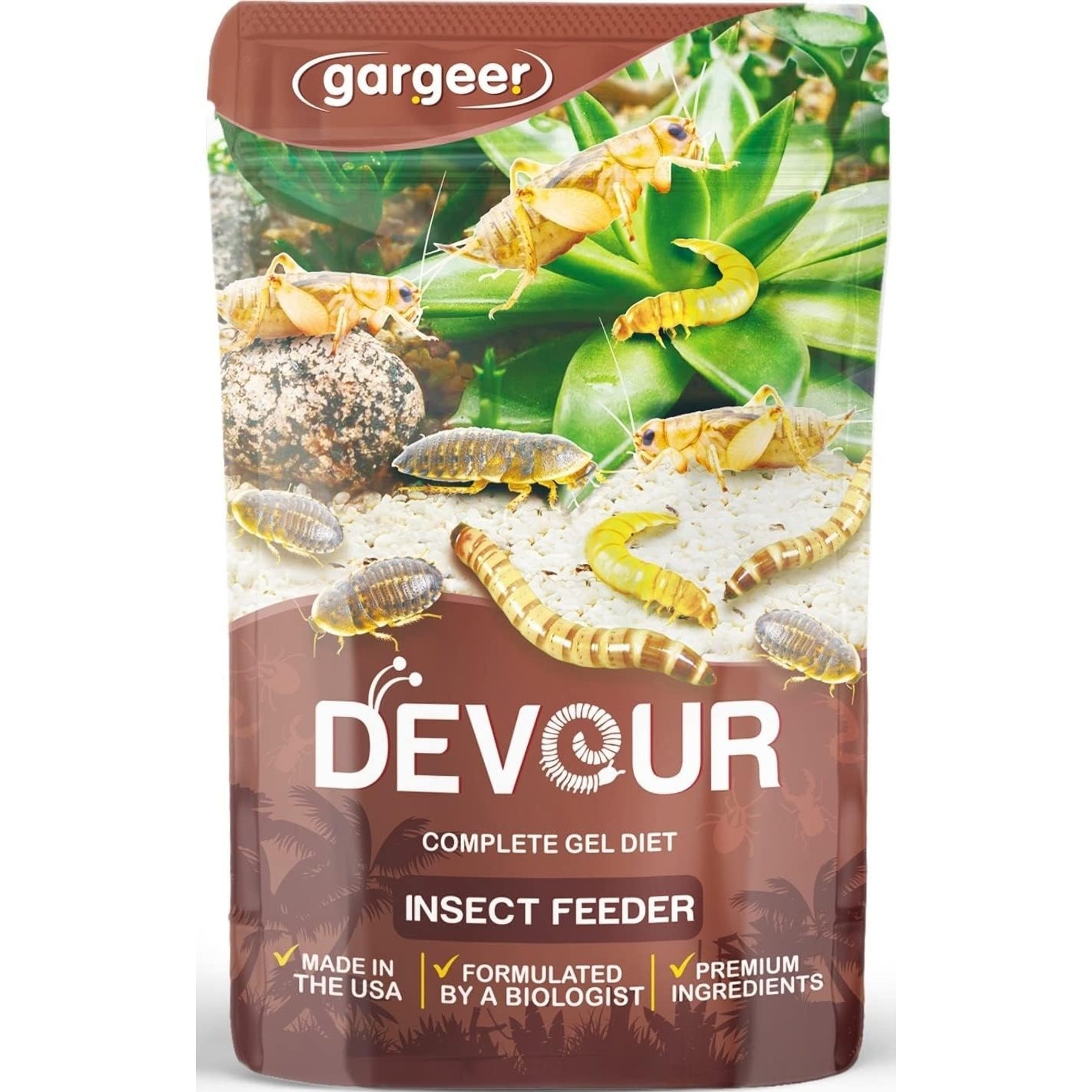 Gargeer Complete Gel Diet Bug & Insect Food, 8-oz bag