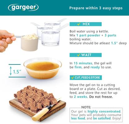 Show full view: Gargeer Complete Gel Diet Leopard Gecko Food, 3-oz bag slide 3 of 6