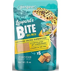 Gargeer Complete Gel Diet Leopard Gecko Food, 8-oz bag