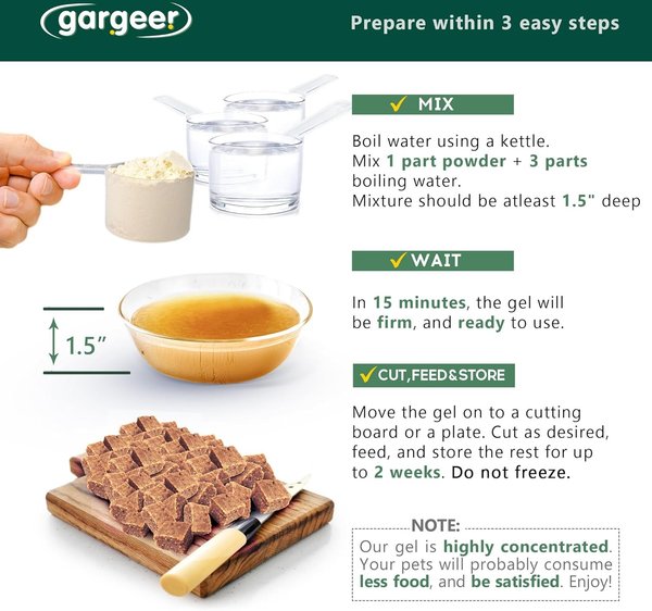 Gargeer Complete Gel Diet Monitor Lizard Food, 3-oz bag