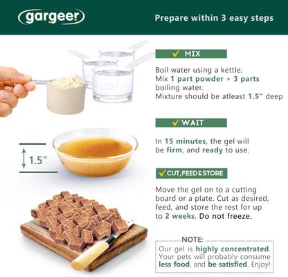 Show full view: Gargeer Complete Gel Diet Monitor Lizard Food, 3-oz bag slide 3 of 6