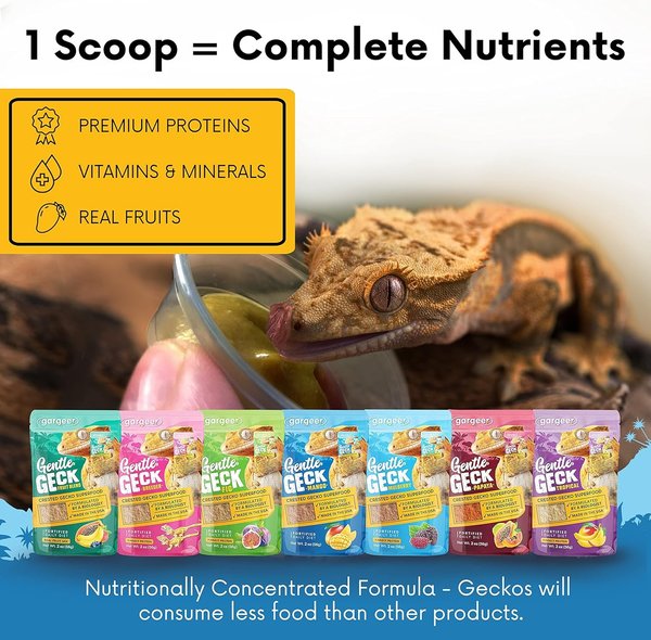 Show full view: Gargeer Complete Mango Flavored Crested Gecko Food, 2-oz bag slide 5 of 5