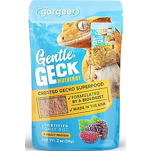 Gargeer Complete Mulberry Flavored Crested Gecko Food, 2-oz bag