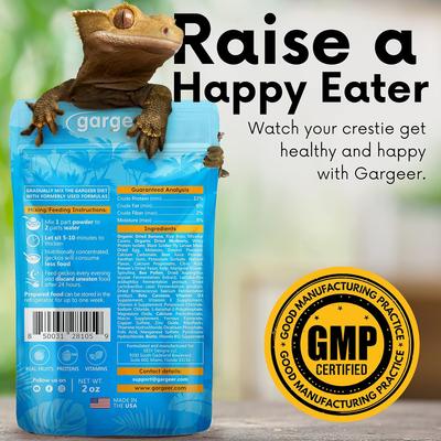 Show full view: Gargeer Complete Mulberry Flavored Crested Gecko Food, 2-oz bag slide 2 of 5