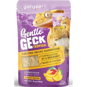 Gargeer Complete Tropical Flavored Crested Gecko Food, 2-oz bag