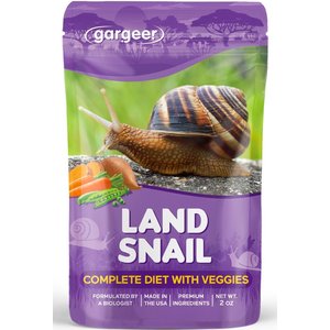 Gargeer Complete Veggie Land Snail Food, 2-oz bag