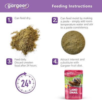 Show full view: Gargeer Complete Veggie Land Snail Food, 2-oz bag slide 3 of 6