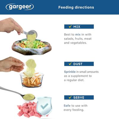 Show full view: Gargeer Flower Salad Mix Blue Tongue Skink Food Topper, 2-oz bag slide 3 of 6