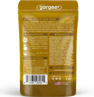 Show full view: Gargeer Flower Salad Mix Desert/Grassland Tortoise Food Topper, 2-oz bag slide 2 of 6