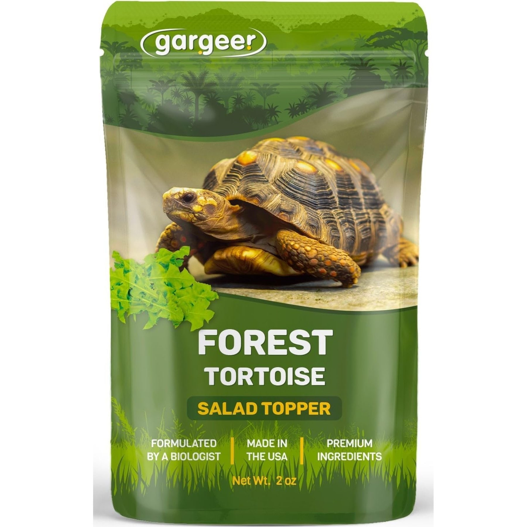 Gargeer Flower Salad Mix Forest Tortoise Food Topper, 2-oz bag