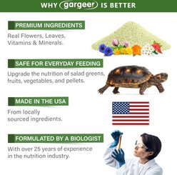 Gargeer Flower Salad Mix Forest Tortoise Food Topper, 2-oz bag slide 2 of 6