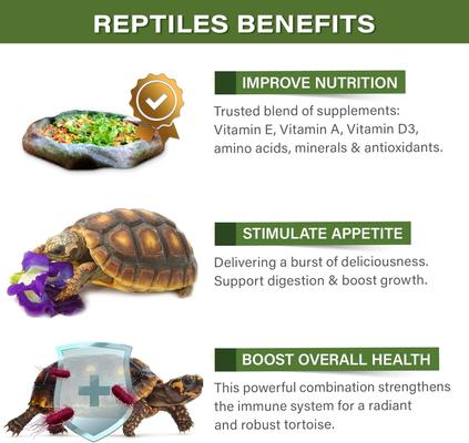 Show full view: Gargeer Flower Salad Mix Forest Tortoise Food Topper, 2-oz bag slide 4 of 6