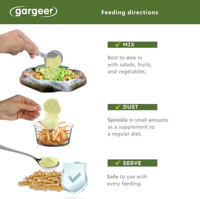 Show full view: Gargeer Flower Salad Mix Forest Tortoise Food Topper, 2-oz bag slide 3 of 6