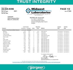 Gargeer Fruit Blend Reptile & Amphibian Multi-Vitamin Premium Powder Supplement, 4-oz bag slide 2 of 6