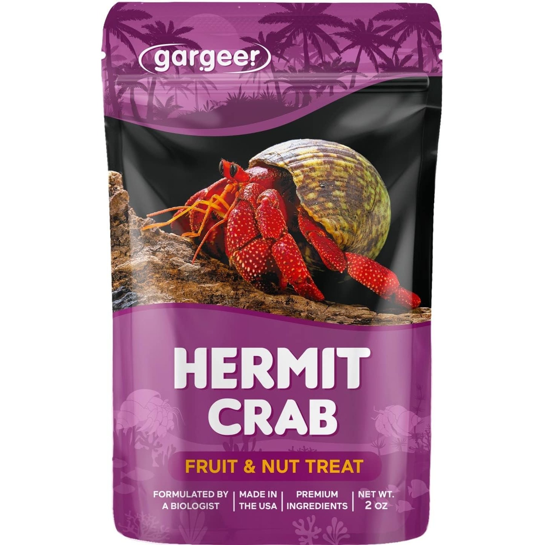 Gargeer Fruit & Nuts Hermit Crab Treats, 2-oz bag